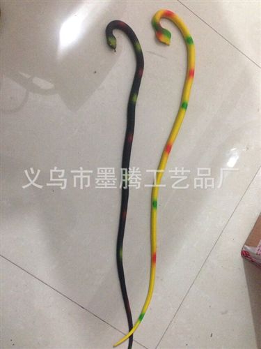 仿真動物 旅游紀念品 橡膠仿真蛇 軟膠柔軟的蛇 超長78CM{zx1}款式原始圖片2