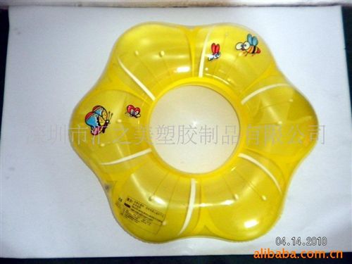 PVC充氣水上用品 廠家供應(yīng)定制pvc充氣水晶游泳圈 雙把手游泳圈 卡通游泳圈