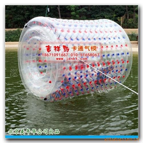 大型水上充氣運(yùn)動(dòng)用品 廠家直銷定制 充氣滾筒 水上滾筒(圖)原始圖片3