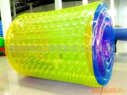 大型水上充氣運(yùn)動(dòng)用品 廠家直銷 供應(yīng)定制 水上滾筒 水上玩具(圖)原始圖片2