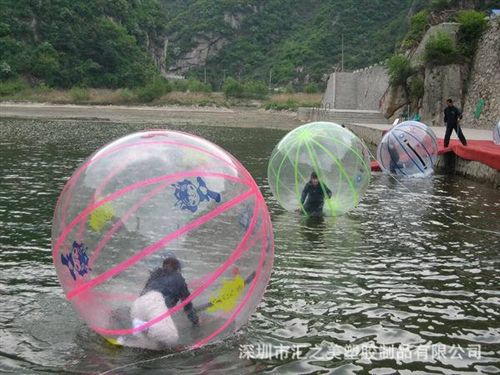 大型水上充氣運動用品 廠家直銷 定做水上步行球 滾筒球 水上運動產(chǎn)品原始圖片2