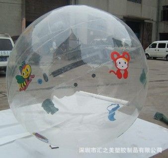 大型水上充氣運動用品 廠家直銷 定做水上步行球 滾筒球 水上運動產(chǎn)品原始圖片3