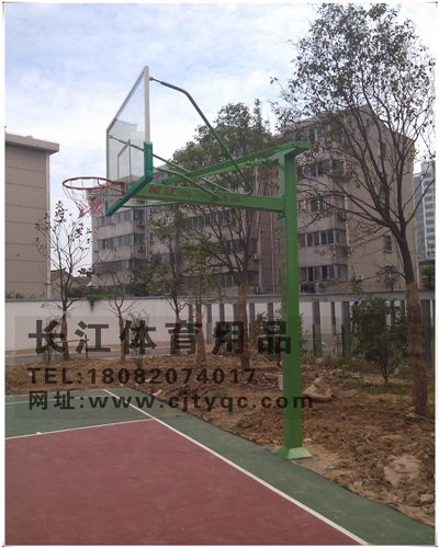籃球器材 廠家直銷地埋式/固定式籃球架 長江體育保質(zhì)量配網(wǎng)、配球圈原始圖片2