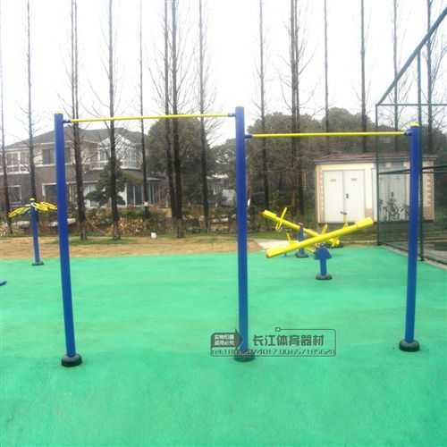健身器材 泰州廠家供應可根據要求定做戶外體育健身器材二聯高低單杠批發原始圖片2