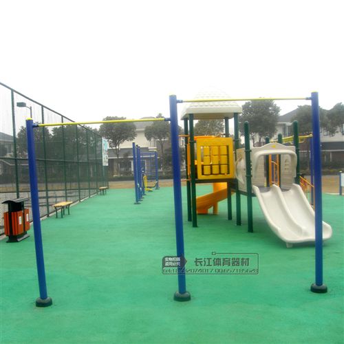 健身器材 泰州廠家供應可根據要求定做戶外體育健身器材二聯高低單杠批發原始圖片3