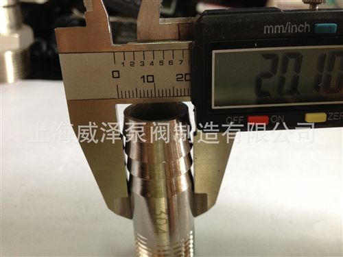 不銹鋼管子車管件 威澤304皮管接頭 DN3--DN10原始圖片2