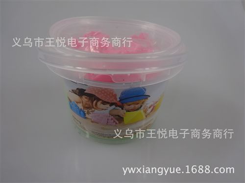 DIY益智沙子 義烏廠家直銷DIY益智兒童玩具沙子 300克沙子+6個配件套裝