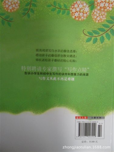 名家繪本類 《奔跑的槐花精靈》圖書 z