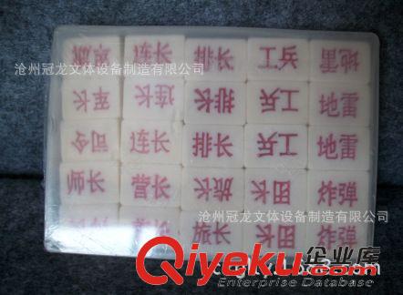 體操訓練比賽用品 教育投標 棋牌類玩具軍棋 國際盤  塑料子原始圖片2