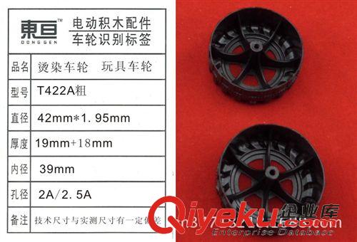 玩具車輪常規(guī)庫存區(qū) T422A粗 玩具車輪 塑料車輪 燙染車輪 小輪子 玩具配件 越野車輪原始圖片3