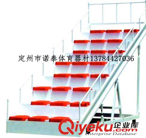 田徑系列 廠家直銷 田徑終點連坐階裁判臺 伸縮裁判看臺 可定做坐位數原始圖片2