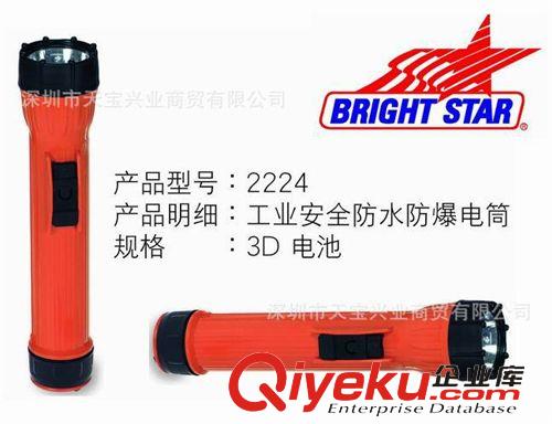 美國 BRIGHT-STAR 防爆 電筒 供應Bright star紅星牌美國防爆燈具現貨批發油輪用防爆防水電筒