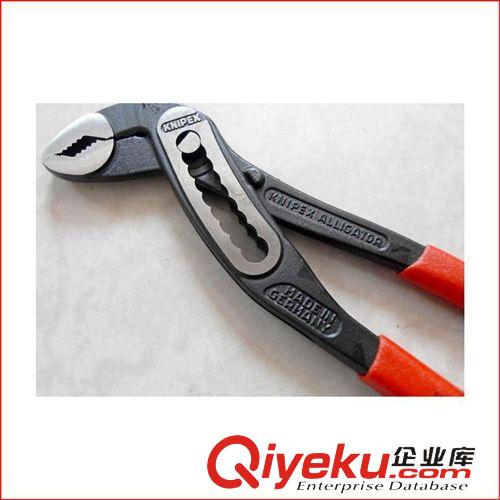 德國(guó) KNIPEX 工具 德國(guó)工具 KNIPEX進(jìn)口鉗子 8801180紅色10寸加硬鉗嘴 輕巧型水泵鉗原始圖片2