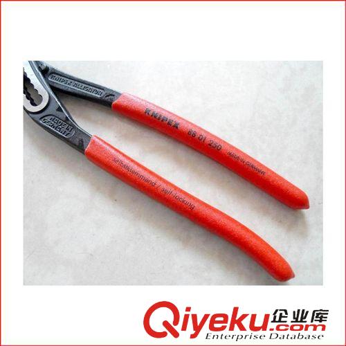 德國(guó) KNIPEX 工具 德國(guó)工具 KNIPEX進(jìn)口鉗子 8801180紅色10寸加硬鉗嘴 輕巧型水泵鉗原始圖片3