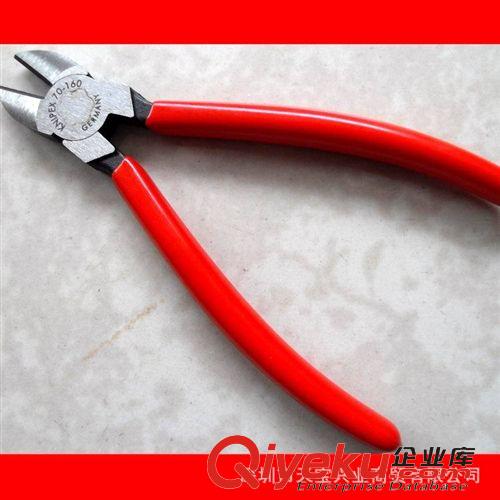 德國 KNIPEX 工具 供應德國KNIPEX紅膠柄斜口鉗 70 01 160 進口斜咀鉗 鉻釩鋼水口鉗