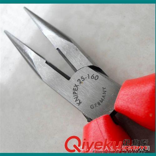 德國(guó) KNIPEX 工具 德國(guó)KNIPEX鉗子 2501160雙色厚膠手柄尖嘴鉗加硬刃口多功能尖咀鉗