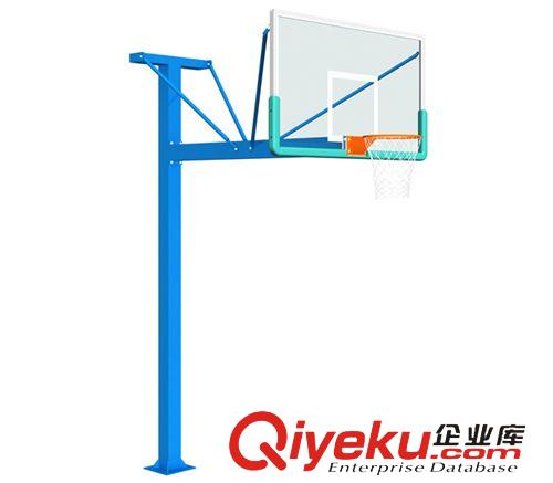 運動場館,場地 威之杰體育,籃球架--固定式T型單臂籃球架,地埋方管籃球架原始圖片3