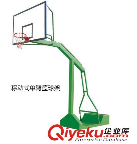 運動場館,場地 威之杰體育,籃球架--固定式T型單臂籃球架,地埋方管籃球架