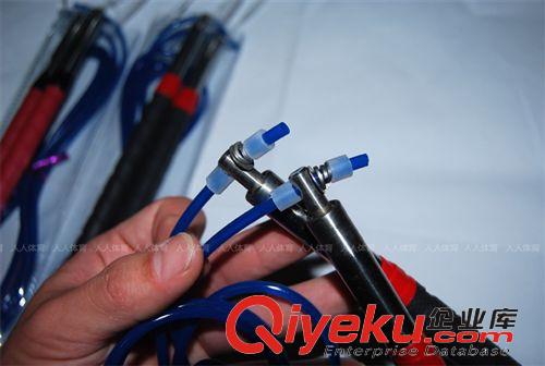 小型健身運動用品 沈陽花式跳繩,jm牌花樣跳繩,28cm鋼柄,高級軸承,花式牛筋跳繩原始圖片3