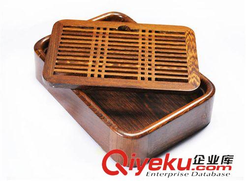茶具 【曉曉茶苑】雞翅木茶盤(pán) 批發(fā) 茶具 茶盤(pán) 實(shí)木茶盤(pán) 品位小盛水原始圖片2