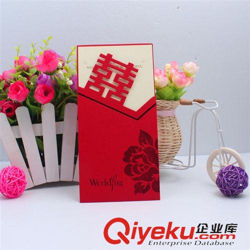 婚慶請?zhí)?婚禮用品 歐式請?zhí)Y婚創(chuàng)意新款喜帖鏤空愛心雙喜結婚請柬婚帖