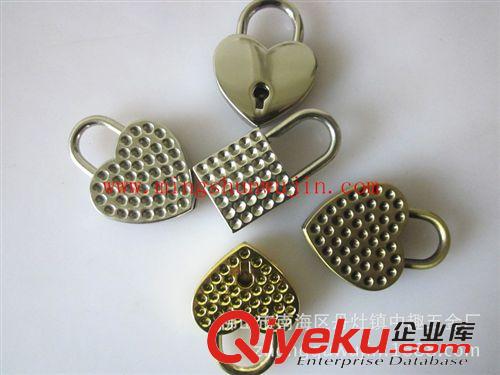 掛鎖 合金心型鎖 gd小型插鎖 優(yōu)質(zhì)箱包皮包手提袋五金鋅合金鎖
