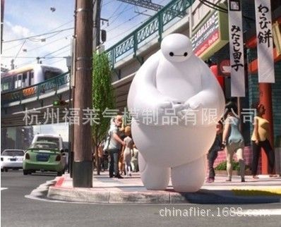 充氣卡通 廠家供應{zx1}款卡通氣模 充氣大白廣告模型 行走卡通氣模人 直銷原始圖片2