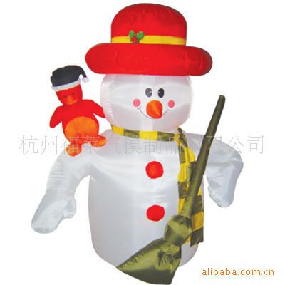 節日裝飾 北京廠家直銷充氣圣誕老人 圣誕雪人 三年質保 杭州福萊