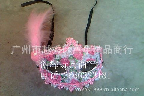 化妝舞會(huì)面具 面具，復(fù)古面具，羽毛面具，高中低檔面具原始圖片3
