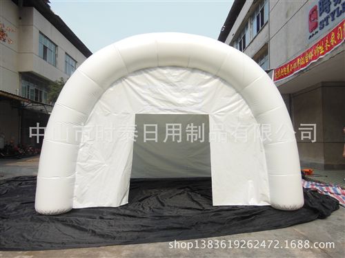 充氣帳篷 工廠直銷 定做 白色帳篷無印刷  戶外大中小型充氣帳篷 gd品質原始圖片3
