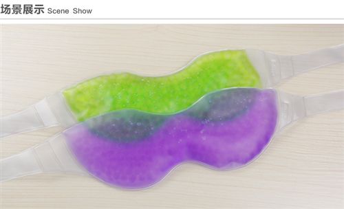 眼罩， 水珠子眼罩，am眼罩 格薩批發(fā)生產(chǎn)銷售各種眼罩 18.5CM純綿眼睛保護(hù)罩 冰涼午睡眼罩原始圖片2