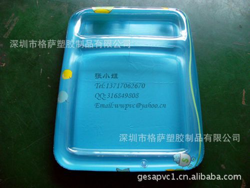 嬰兒用品 水池 脖圈 成交38筆廠家生產(chǎn)訂做6P環(huán)保mdPVC充氣沙拉吧托盤 充氣冰水池