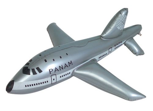 充氣飛機，飛盤，飛碟 廣東東莞供應(yīng)PVC充氣飛機模型,hxj，廣告禮品飛機 6P環(huán)保md原始圖片2