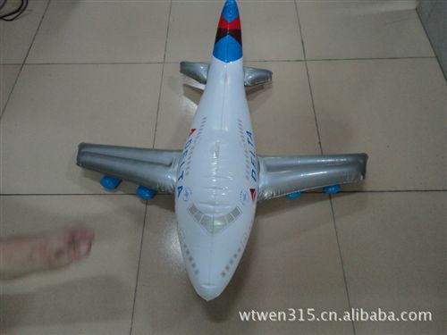 充氣飛機，飛盤，飛碟 廣東東莞供應(yīng)PVC充氣飛機模型,hxj，廣告禮品飛機 6P環(huán)保md原始圖片3