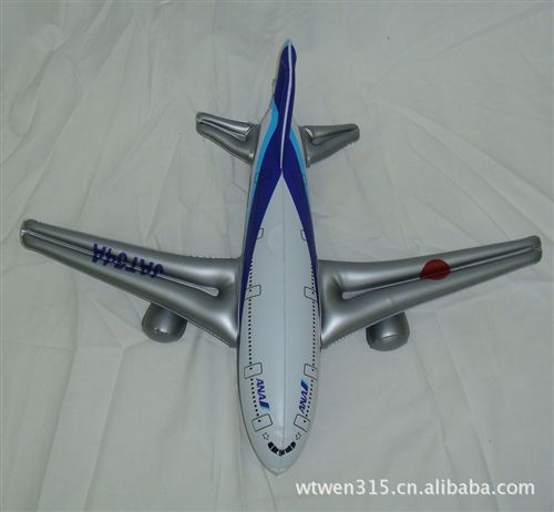 充氣飛機(jī)，飛盤，飛碟 廣東東莞[航空公司促銷禮品] 60CMPVC充氣飛機(jī)模型  充氣飛機(jī)原始圖片2