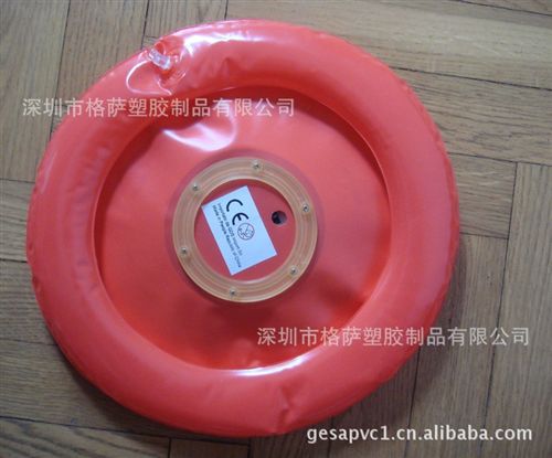 充氣飛機(jī)，飛盤，飛碟 廣東東莞 廠家供應(yīng)充氣飛盤    PVC充氣飛碟   充氣發(fā)光飛盤原始圖片3