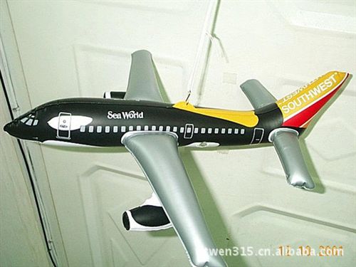 充氣飛機，飛盤，飛碟 格薩訂做批發(fā)PVC充氣客機  A380空中客車模型飛機  各種充氣模型原始圖片3