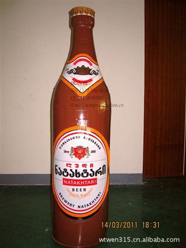 廣告瓶子，啤酒瓶，米酒瓶等 專業(yè)訂做各種PVC充氣廣告酒瓶氣模    充氣瓶子 紅酒瓶廠家直供原始圖片2
