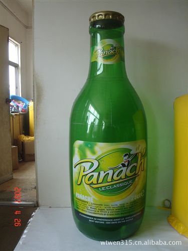 廣告瓶子，啤酒瓶，米酒瓶等 廣東專業生產廠家訂做pvc充氣廣告瓶 充氣啤酒瓶 可口可樂瓶子