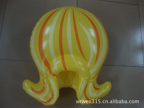 充氣帽子，頭盔 格薩訂做批發(fā)充氣帽子 萬圣節(jié)充氣帽 黃色高帽子可加印LOGO原始圖片2