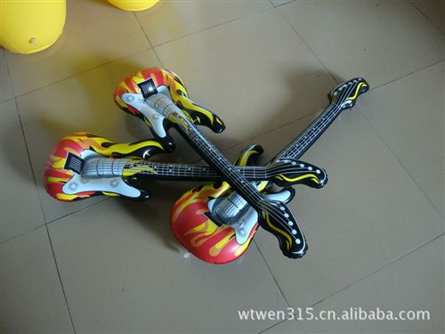 充氣樂(lè)器，吉他，充氣音符 廣東東莞 廣告樂(lè)器 PVC充氣吉他 充氣吉它 充氣樂(lè)器 充氣廣告吉他