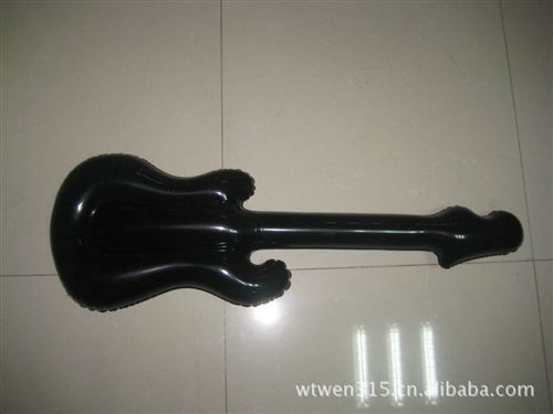 充氣樂器，吉他，充氣音符 廣東訂做廠家專業(yè)訂做PVC充氣吉它  充氣音符  6P環(huán)保md料