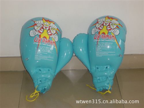 充氣動(dòng)用品，拳擊套，打擊柱 廠家生產(chǎn)供應(yīng)6Pmd環(huán)保PVC充氣拳擊手套 充氣拳頭 可加印LOGO原始圖片2