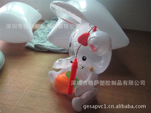 充氣音樂燈籠，充氣動(dòng)物燈籠 （格薩塑膠）廠家供應(yīng)PVC充氣玩具 吹氣燈籠公仔 中秋節(jié)燈籠原始圖片2