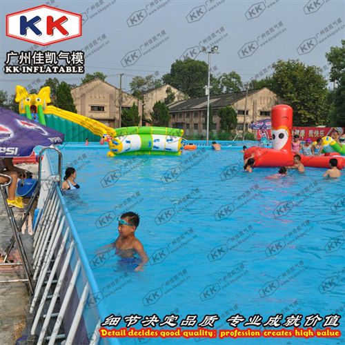 移動泳池 移動水上樂園 大型支架游泳池 兒童戲水池 大型親子樂園充氣滑梯