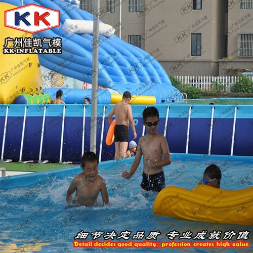 移動泳池 移動水上樂園 大型支架游泳池 兒童戲水池 大型親子樂園充氣滑梯
