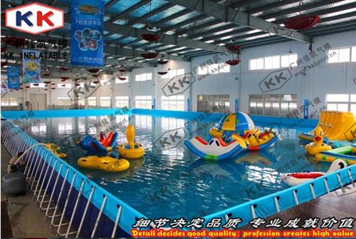 移動泳池 廠家直銷大型支架泳池移動水上樂園 兒童戲水池 充氣大滑梯組合