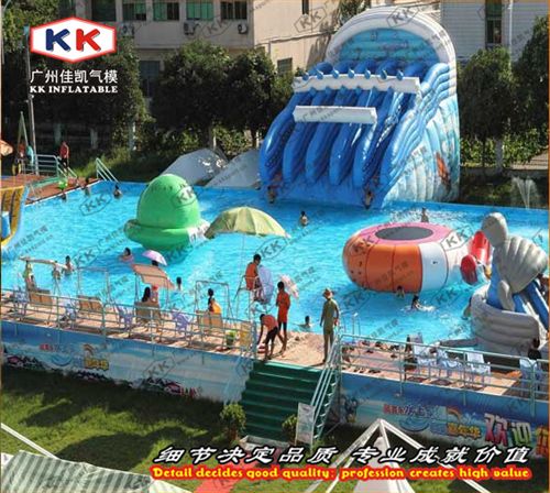 移動泳池 廠家直銷移動水上樂園大型支架泳池兒童游泳池水上滾筒充氣水池