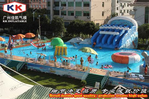 移動泳池 廠家直銷移動水上樂園 戶外大型支架泳池 成年游泳池動漫水世界