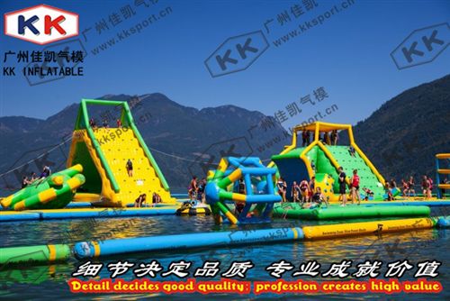 水上產品 佳凱供應湖上海上水上游樂項目大沖關闖關水上投資項目廠家合作